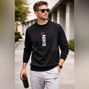 Nike Men’s S Black Crewneck Sweatshirt DV2329-010